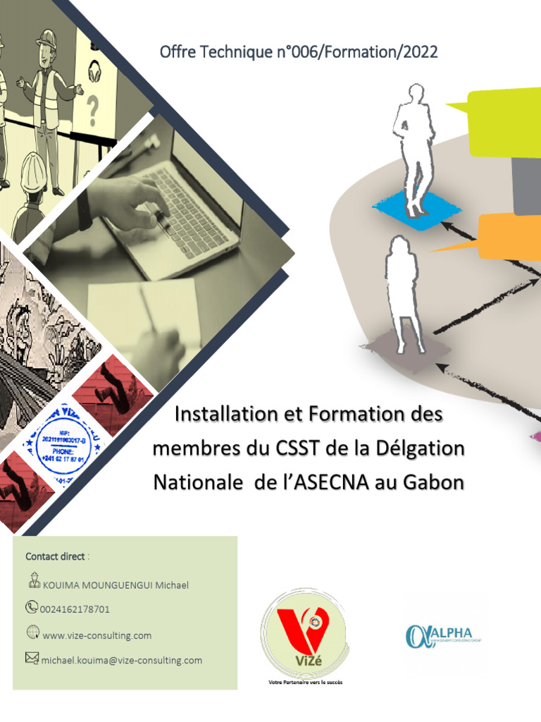 Formation CSST pour ASECNA au Gabon | PDF | Risque | Vote