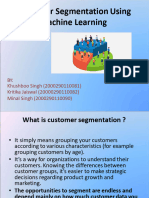 Customer Segmentation Using Machine Learning
