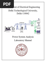 Department of Electrical Engineering Delhi Technological University, Delhi-110042