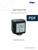 Instructions For Use Dräger Polytron 7000 - Edition 13