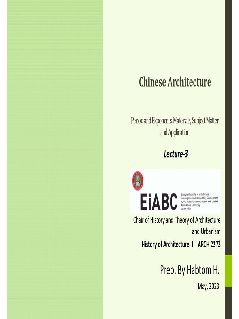Chinese vs Japanese Architecture Insights | PDF