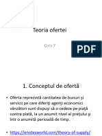 Curs7 - Teoria Ofertei