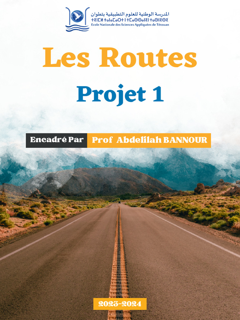 Déviation routière : projet CSTCN 2023 | PDF | Génie géotechnique ...