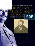 Russian Music and Nationalism - From Glinka To Stalin - Yale 2007