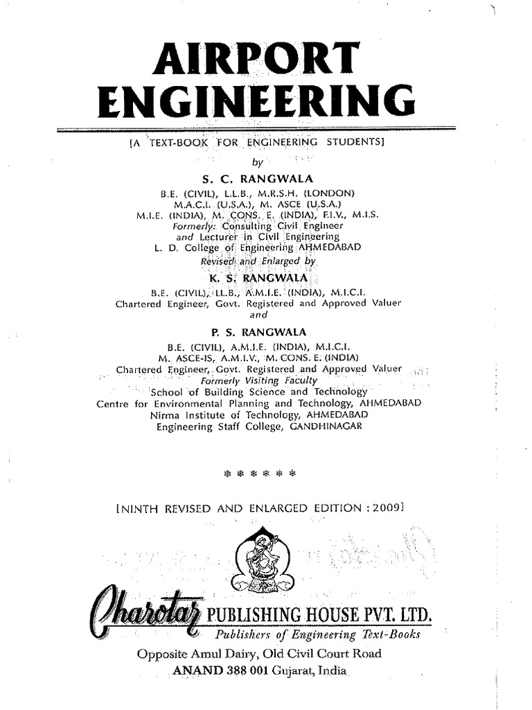 Airport Engineering - Rangwala | PDF