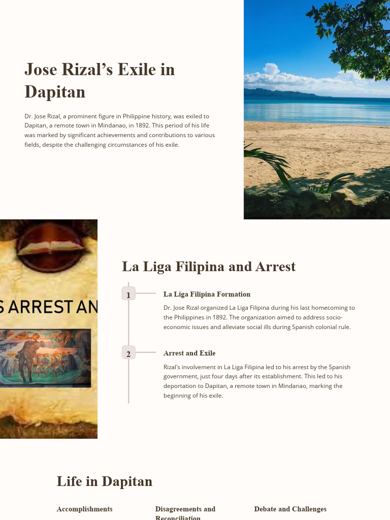 Rizal's Achievements in Dapitan | PDF | Philippines