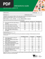 PICCOLO Parenting Interaction Checklist | PDF | Behavioural Sciences ...