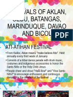 Festivals of Aklan Cebu Batangas