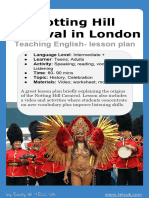 Notting Hill Carnival Lesson Plan