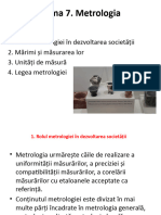 Tema 7 Metrologie