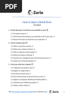 Store Opening and Closing Checklist | PDF
