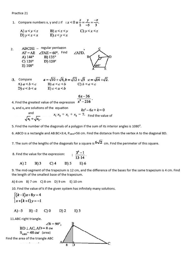 Practice 21 | PDF