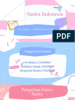 Genre Sastra Indonesia