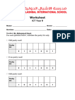 Worksheet: ICT Year 9