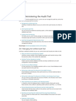 Administering The Audit Trail