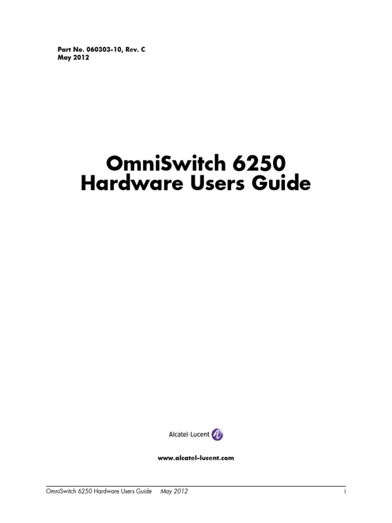 Os6250 aos 6 6 3 r01 hardware users guide pdf network switch