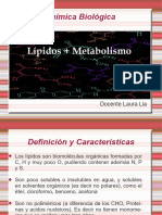 4 - Quimica Biologica - (Lípidos + Metabolismo)