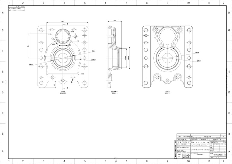 Engineering Drawing Specifications | PDF