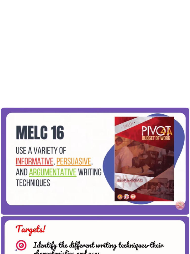 Persuasive writing techniques pdf