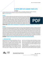 Vehicle SI Engine With MPI of Liquid State LPG