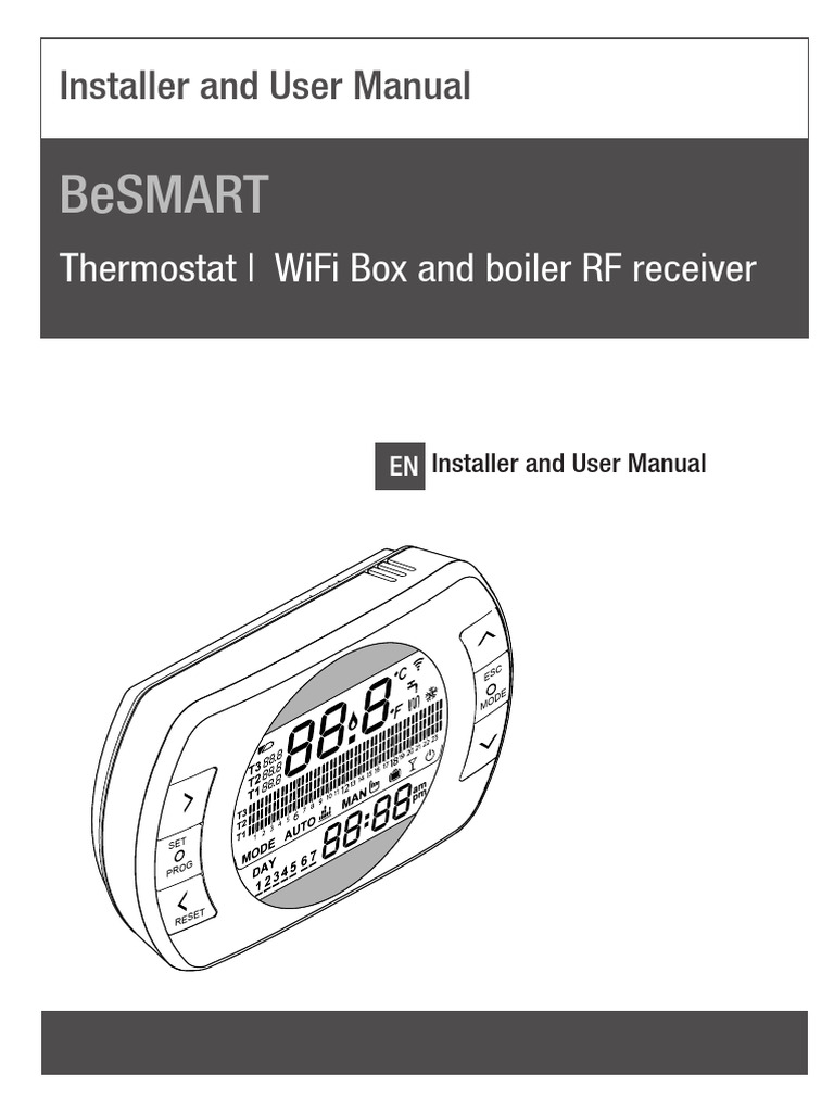 BeSMART Thermostat User Manual | PDF | Thermostat | Wi Fi