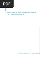 What'S New in Sap Businessobjects Xi 3.1 Service Pack 4