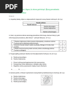 Test IV. Tkanki I Organy Roślinne Klucz Odpowiedzi | PDF