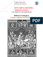 Semana Santa 2024 - Guión Litúrgico