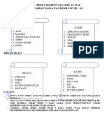 Jadwal Piket Sementara Kelas Ix B