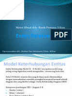Materi 3 Entity Relationship Model