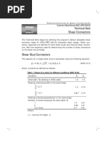 Shear Stud Design and Specifications | PDF | Beam (Structure ...