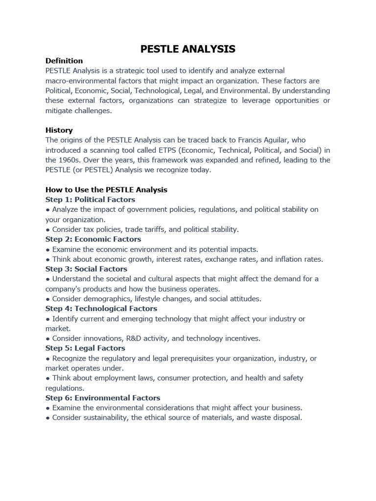 8 Important Business Frameworks Summarized | PDF | Swot Analysis ...
