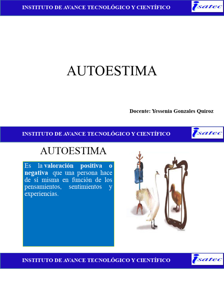 Sem3 Autoestima Pdf Autoestima Familia