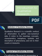 Characteristics Strengths and Kinds of Qualitative Research