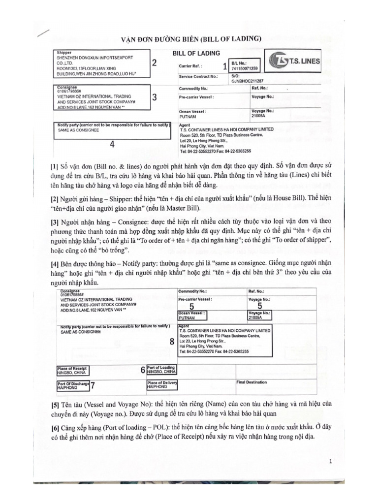 Shipper | PDF