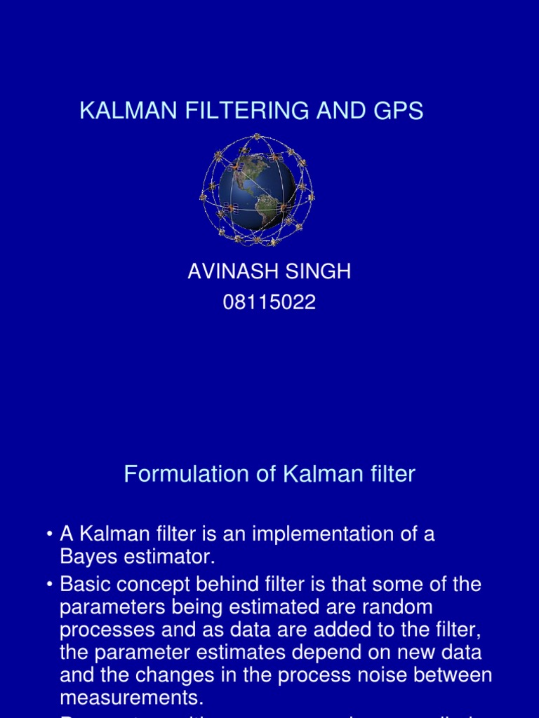 Kalman Filtering in GPS Applications | PDF | Kalman Filter | Applied ...