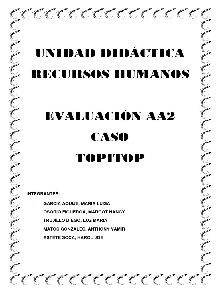 Estrategias de RRHH en Topitop | PDF | Business | Economias