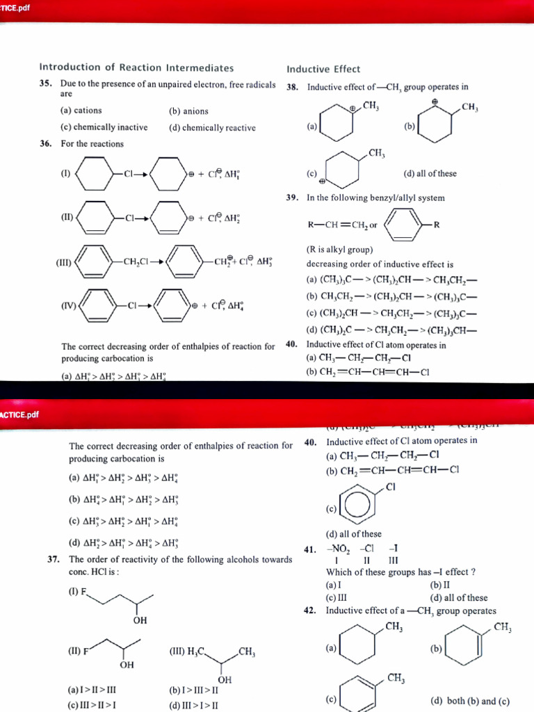 Reaction Intermediates and Stability Analysis | PDF | Chemical Bond | Ion