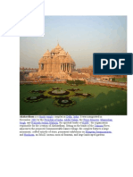 Akshardham Is A Hindu Temple Complex in Delhi