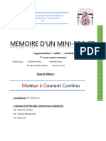 Moteur A Courant Continu Avec Matlab Sim