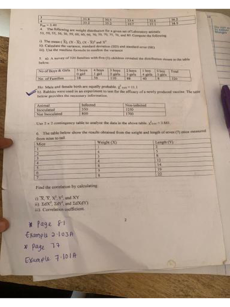 Bio 303 - Question and Answer Section B - Damab | PDF