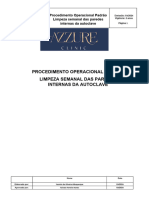 POP - Limpeza Semanal Das Paredes Internas Da Autoclave