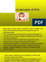 RDA and Derivation of RDA