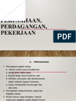 2b. Perusahaan, Perdagangan, Pekerjaan