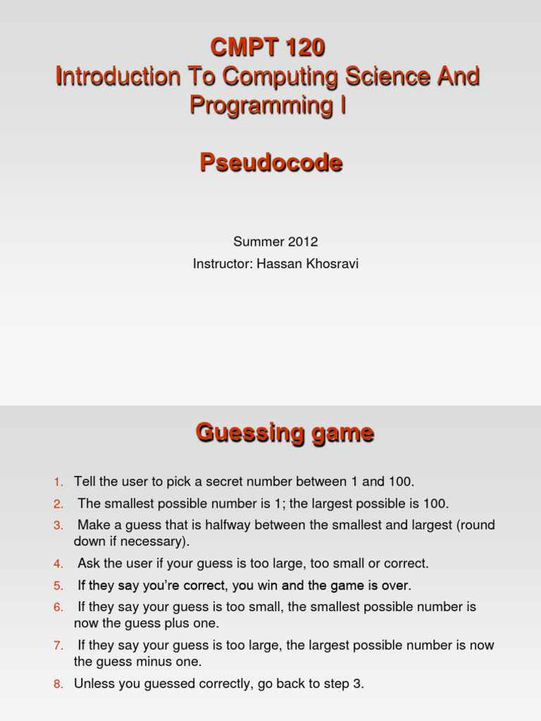 Pseudocode Basics for Beginners | PDF | Control Flow | Algorithms