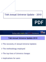 TAM Annual Universe Update - 2010