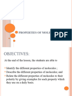 Properties of Molecules