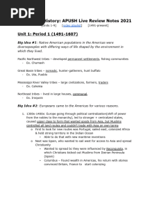 Heimler's History - APUSH Live Review Note Guide 2021