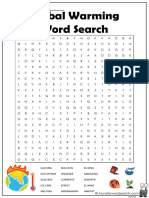 Global Warming Word Search