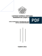 Laporan Kinerja Diskominfo Kota Lhokseumawe - 2020